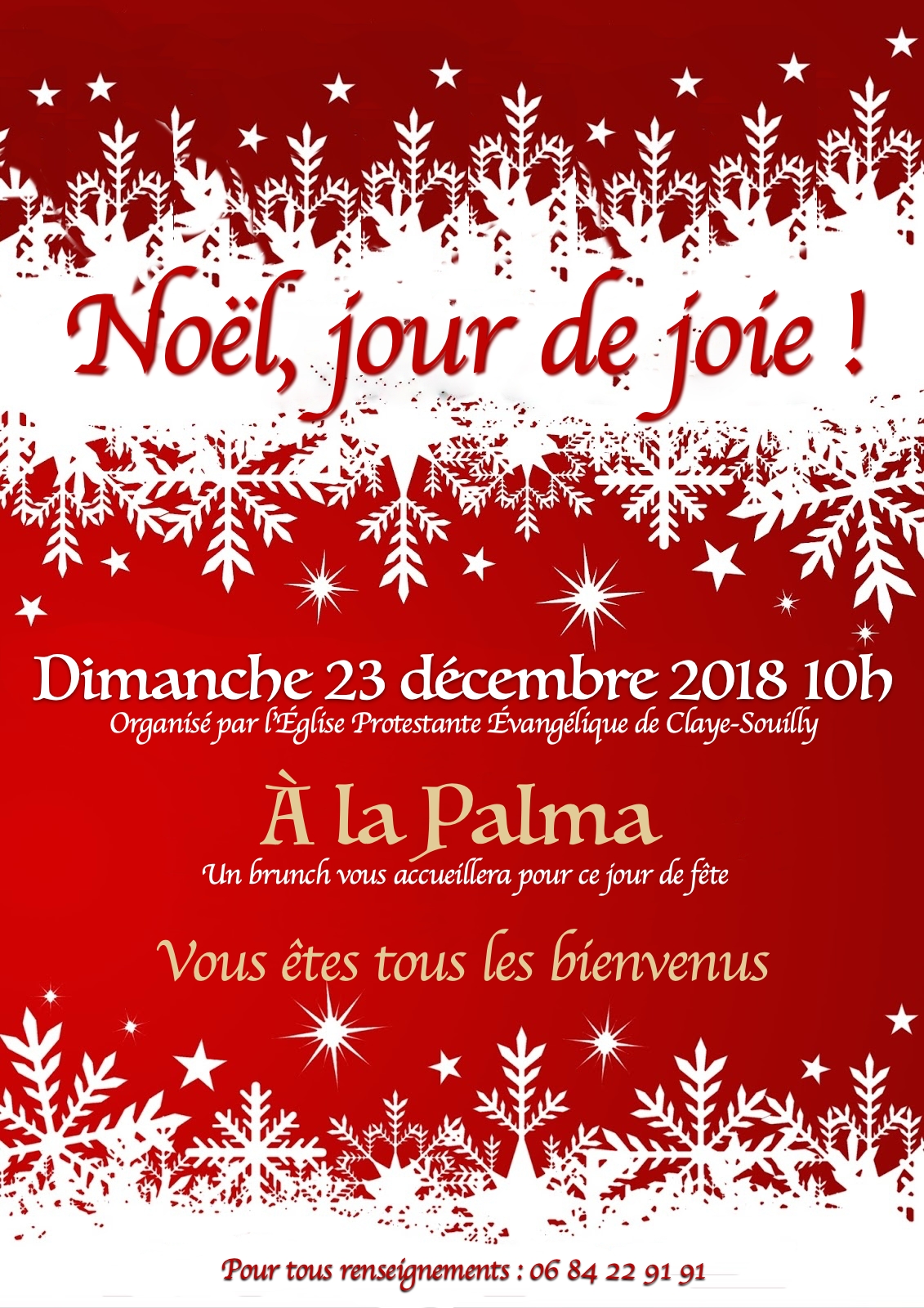 2018.12.23 Noel jour de joie Eglise 2018